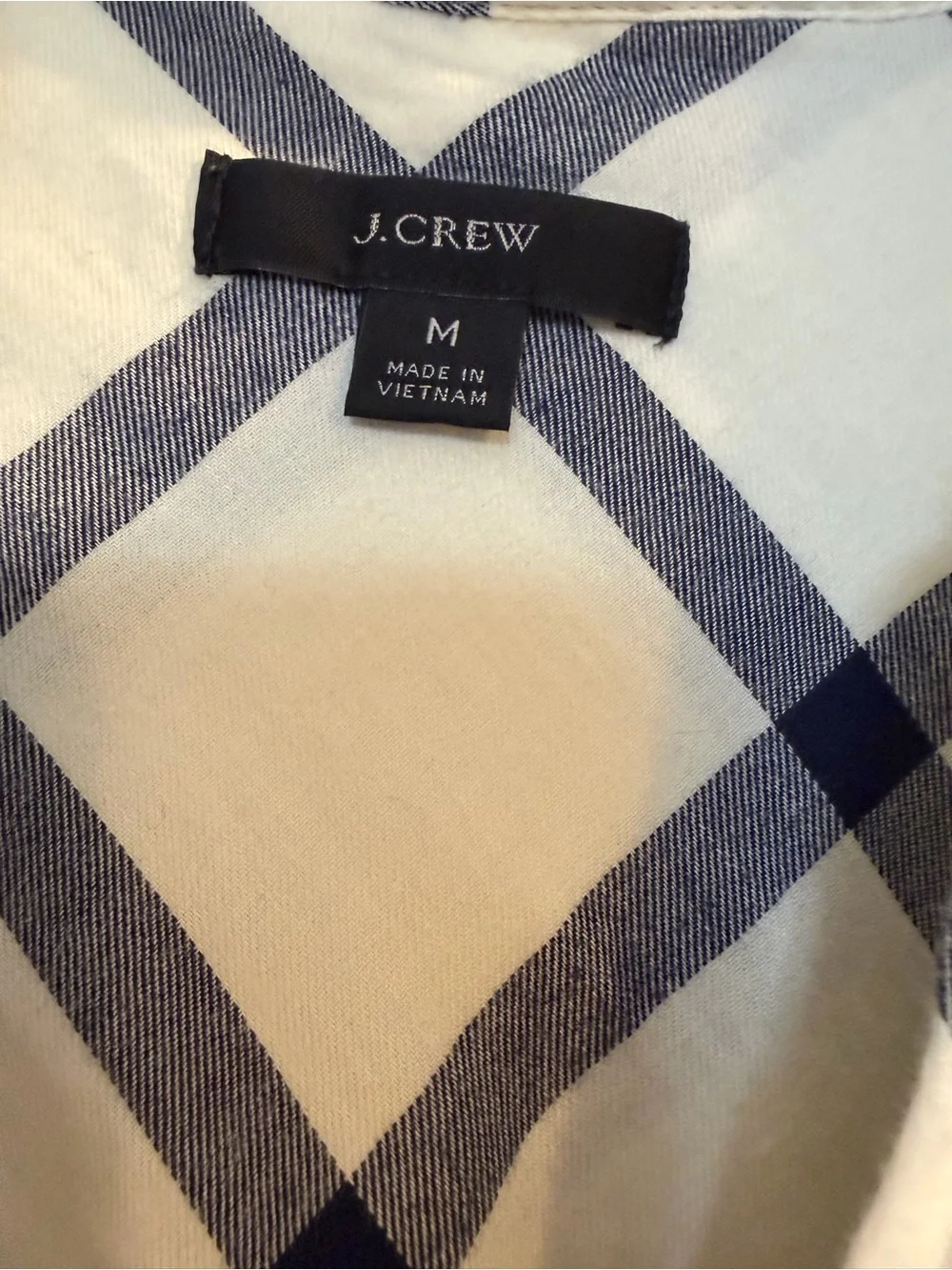 J. Crew Ruffle Yoke popover top EUC size M